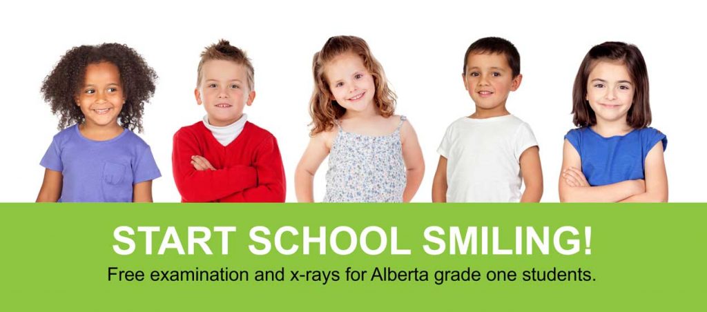 photo of kids advertising Grande Prairie free examination